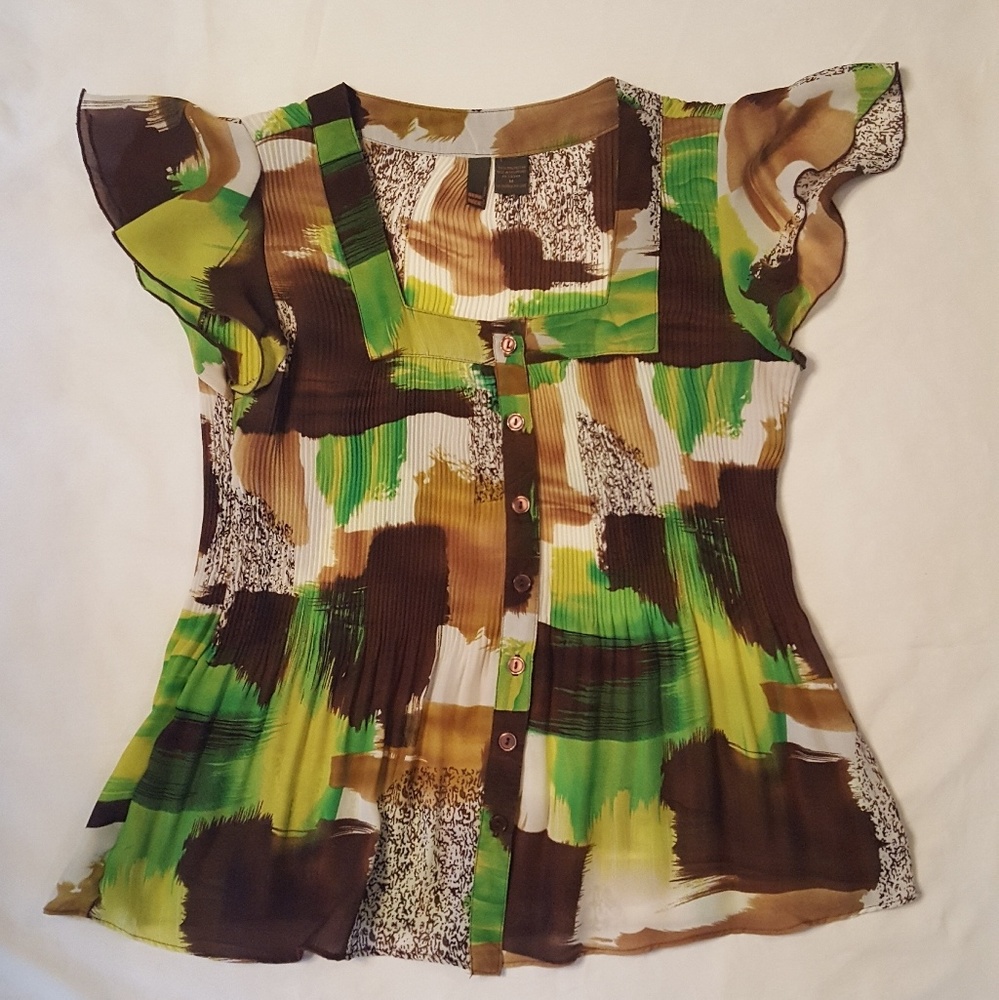 Serenade Cute dress shirt, Sz Med